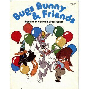 Bugs Bunny & Friends Looney Tunes Designs In Counted Cross Stitch Book 5083